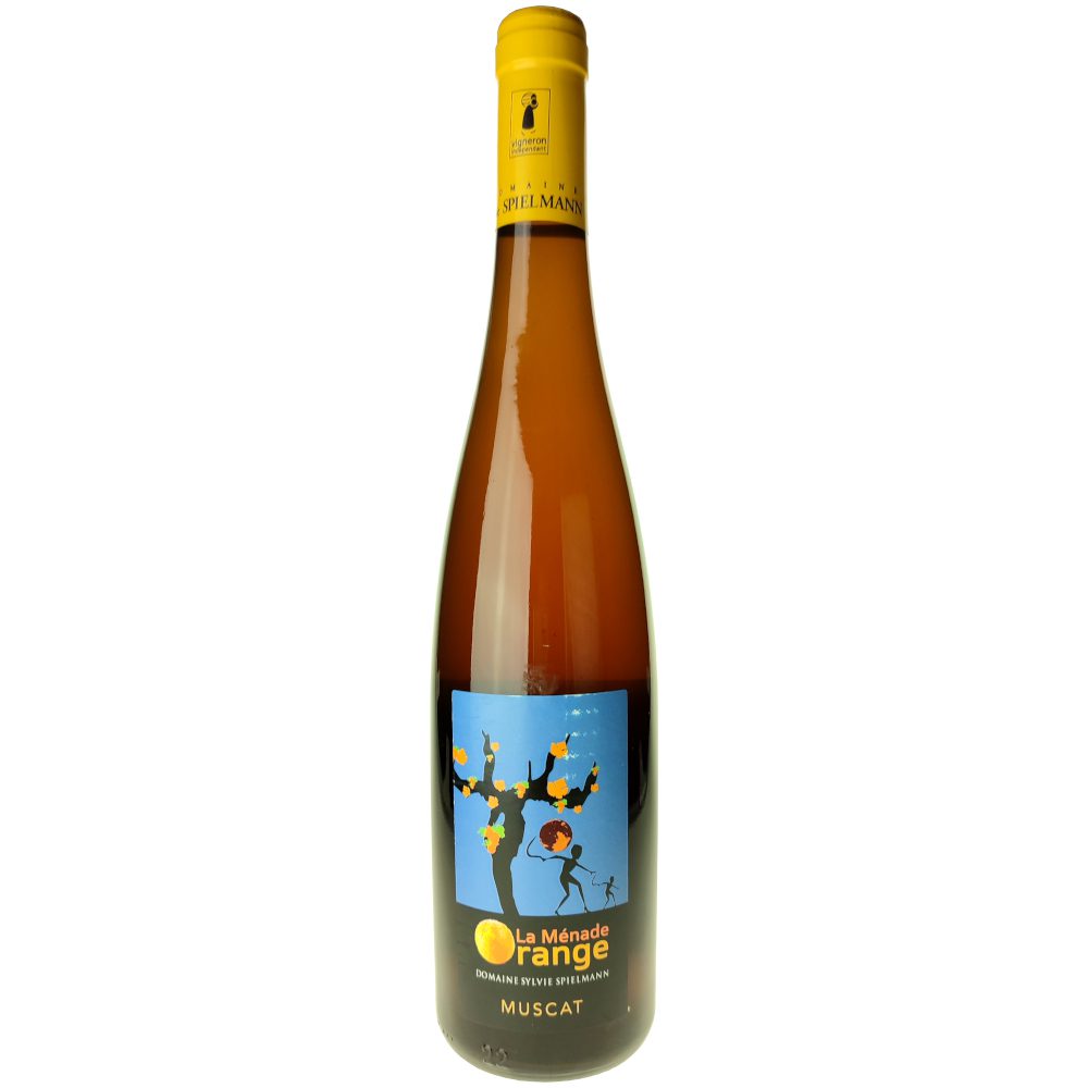 Aslace Muscat La Ménade Orange 2022, Domaine Sylvie Spielmann 2 Aslace Muscat La Ménade Orange 2022 Domaine Sylvie Spielmann